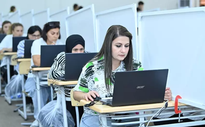 Sertifikatlaşdırma imtahanında iştirak edən müəllimlərin NƏZƏRİNƏ 