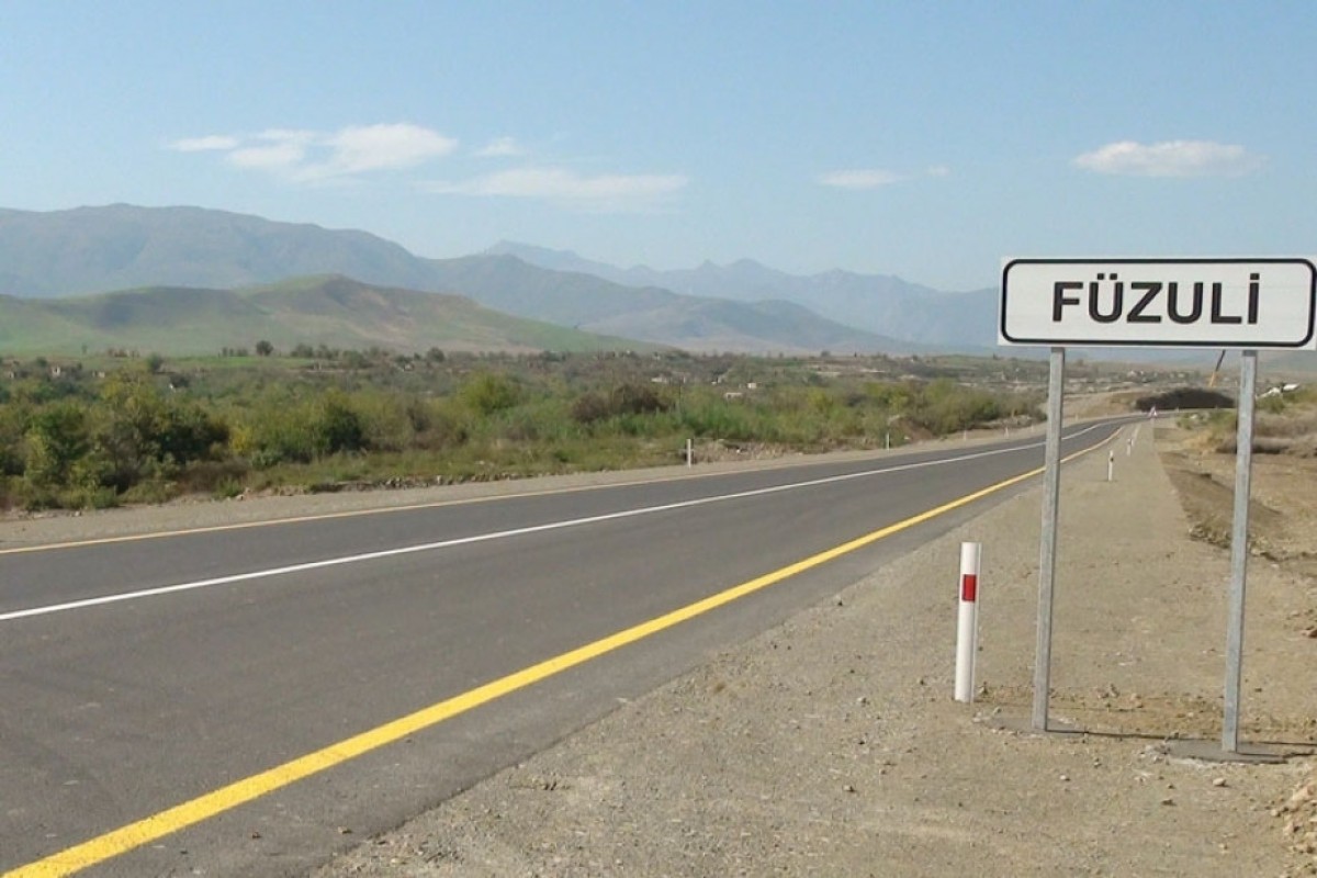 Füzulidə minalanmış ərazidə yanğın başlayıb
