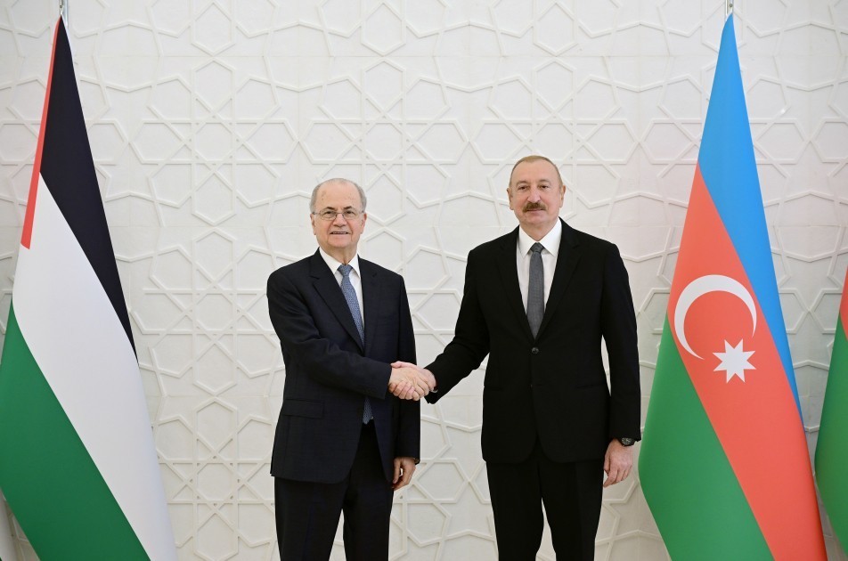 İlham Əliyev Fələstinin Baş nazirini qəbul edib