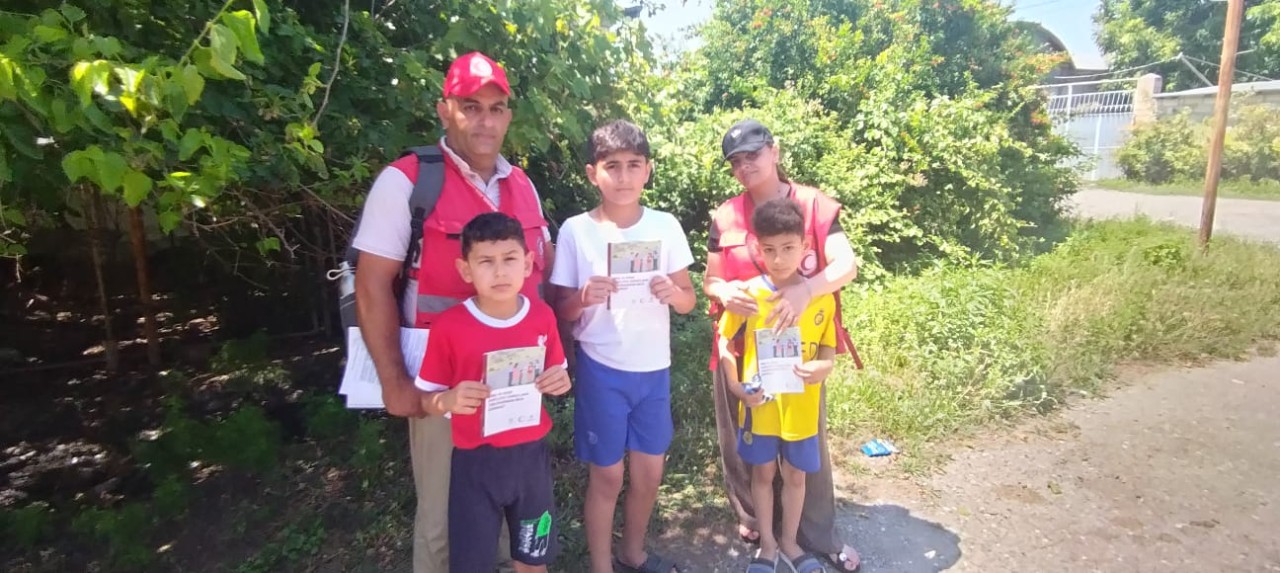 Ağdamın Baharlı qəsəbəsində mina təhlükəsinə dair maarifləndirmə sessiyası keçirilib