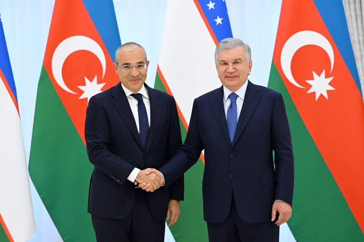 Şavkat Mirziyoyev Mikayıl Cabbarovu QƏBUL ETDİ