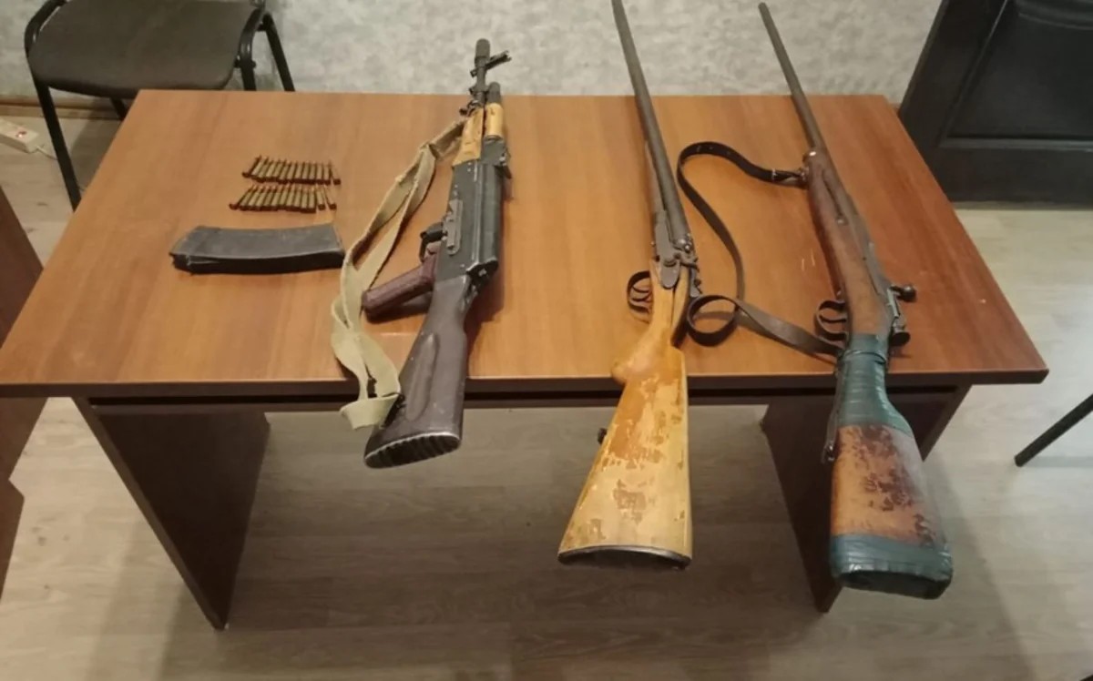 Qanunsuz saxlanılan 14 tüfəng AŞKARLANIB