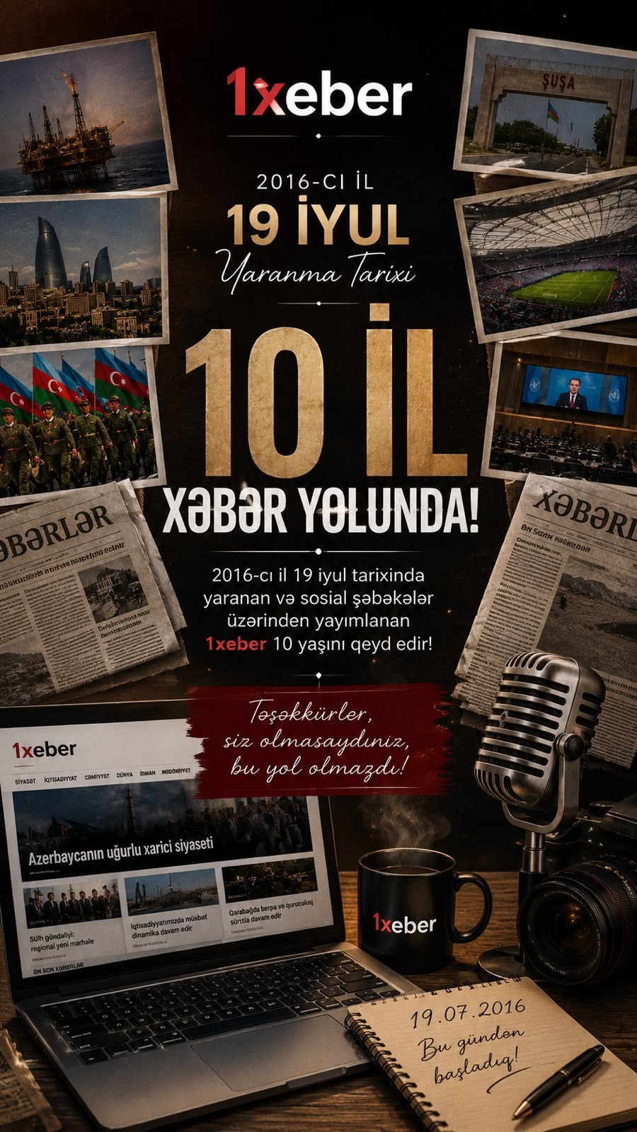 “1xeber” – 10 illik etimad, operativlik və ictimai məsuliyyət yolu