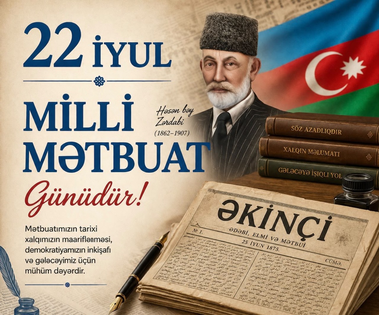 Azərbaycanda Milli Mətbuat Günüdür