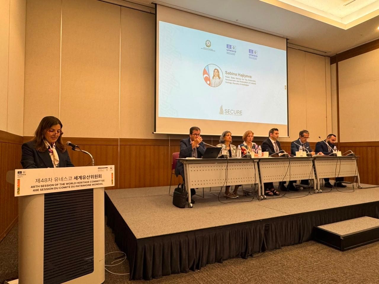 Azərbaycanın SECURE modeli UNESCO-nun Ümumdünya İrs Komitəsində təqdim olunub