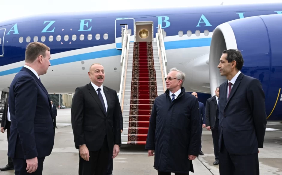 İlham Əliyev Rusiyaya GETDİ