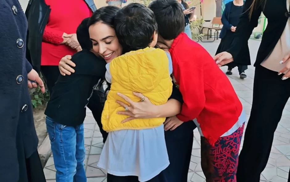 Leyla Əliyeva “Sevgi Evi\"ndə - FOTO