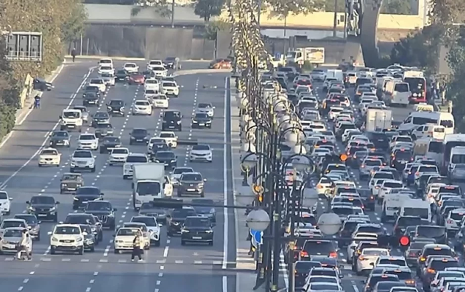 Tıxac olan yollar: Siyahı