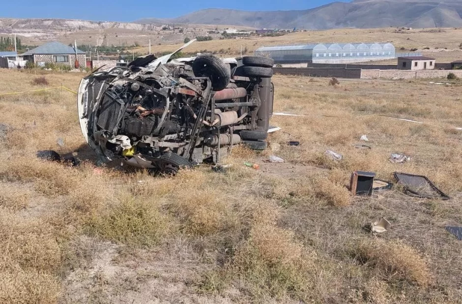 Ermənistanda AĞIR yol qəzası: Ölən və xeyli sayda yaralılar var