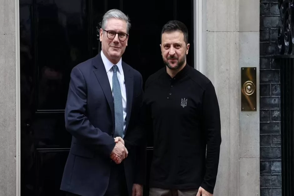 Zelenski Londona səfər etdi 