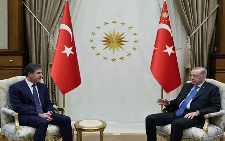 Bərzani Ərdoğanın qəbulunda - FOTO