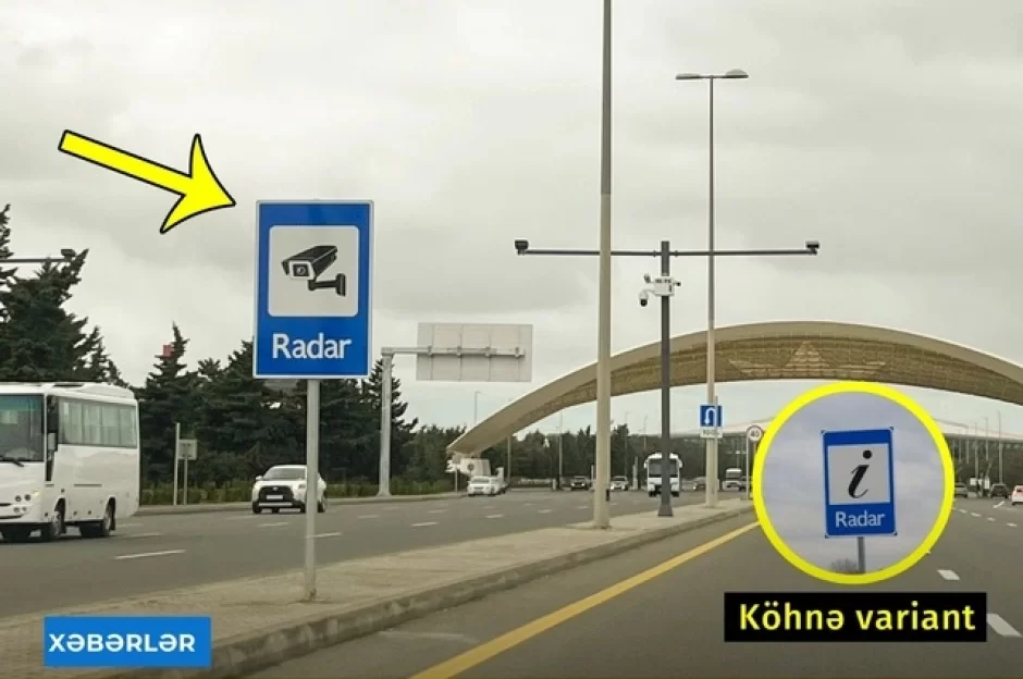 Sürücülərin nəzərinə: paytaxt yollarında yeni radar NİŞANLARI
