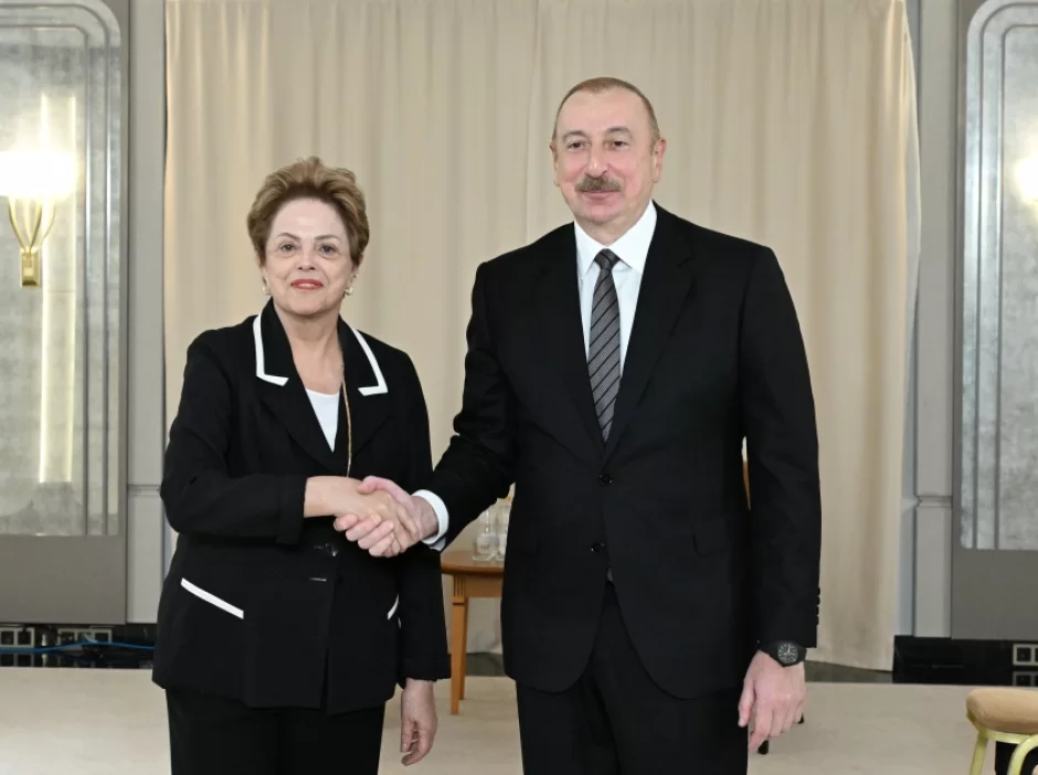 İlham Əliyev Yeni İnkişaf Bankının prezidenti ilə görüşdü 