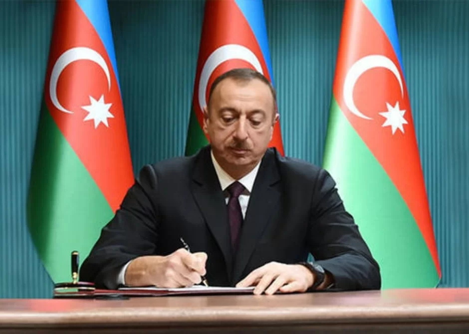 Prezident bu Sazişi təsdiqlədi