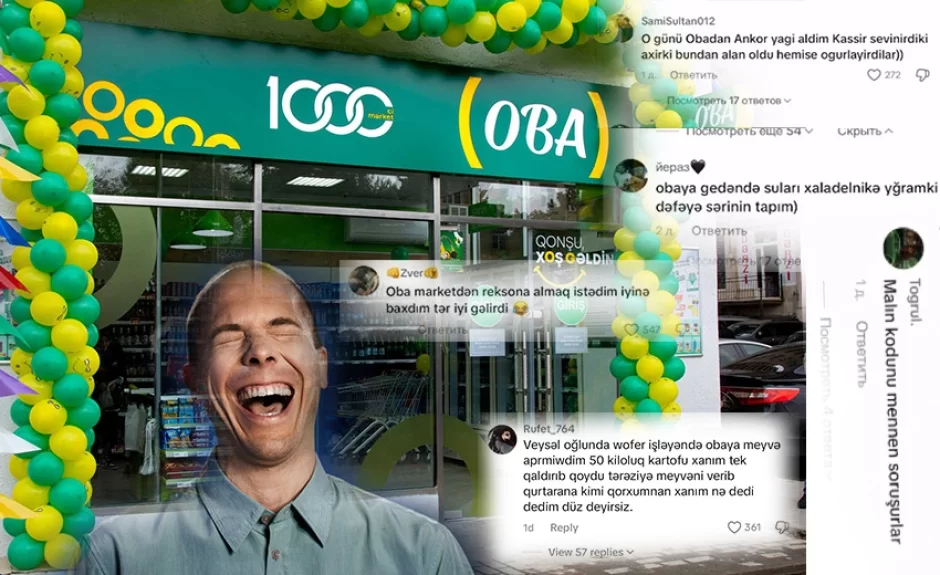 OBA marketin fəaliyyət sistemi məsxərəyə qoyuldu! - FOTOLAR/VİDEO