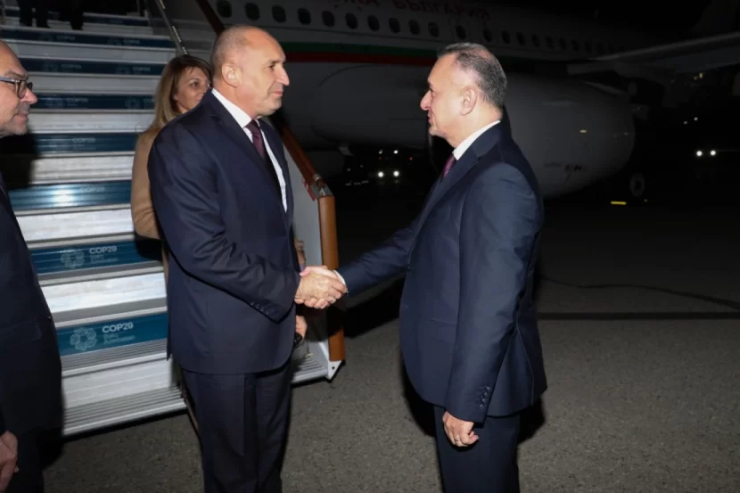Bolqarıstan Prezidenti  Azərbaycana gəlib 