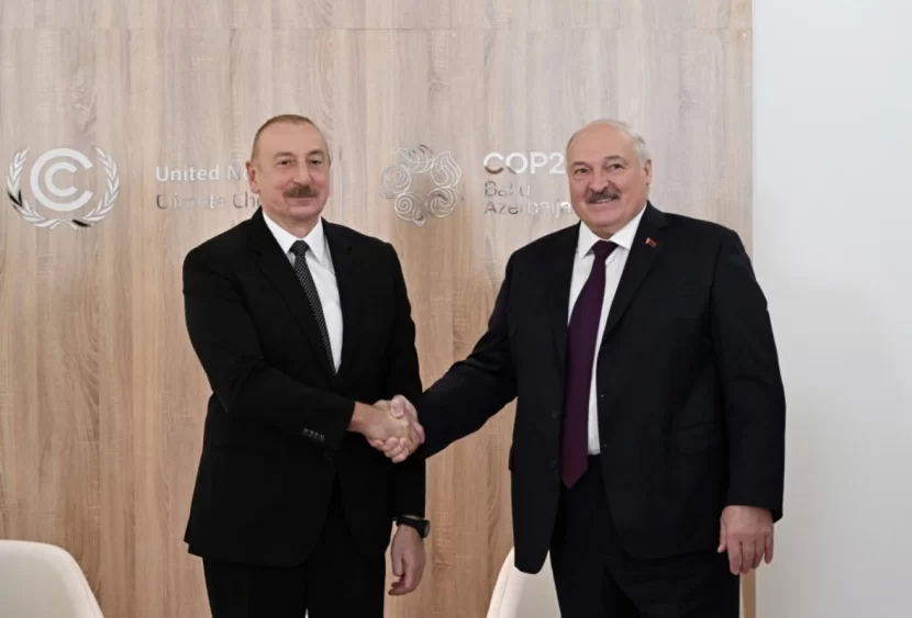 Prezident İlham Əliyevin Belarusiyanın Prezidenti ilə görüşü baş tutub