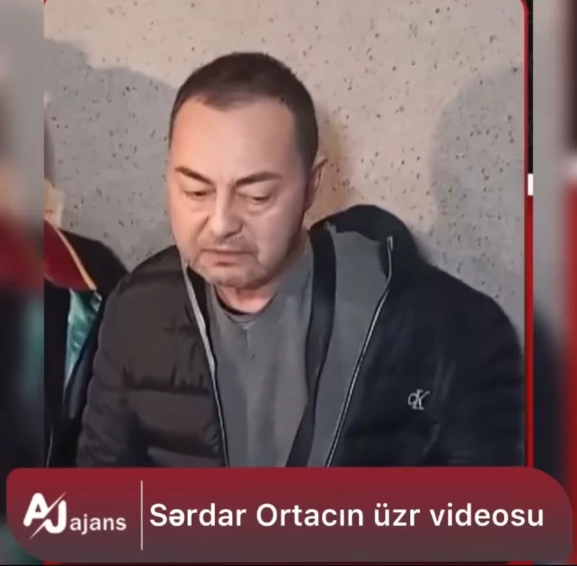 Sərdar Ortacın üzr videosu