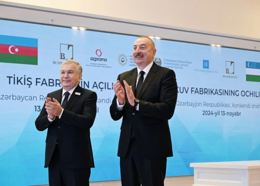 Prezidentlərin iştirakı ilə Xankəndidə fabrik AÇILDI - YENİLƏNDİ (FOTOLAR)