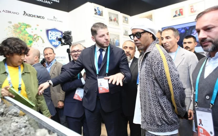 Ronaldinyodan Bakı səfəri ilə bağlı paylaşım - VİDEO
