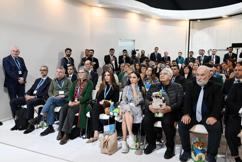 Leyla Əliyeva bəbirlərin mühafizəsinə həsr olunmuş tədbirdə