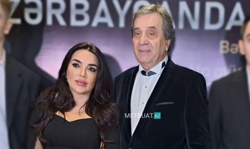 Siyavuş Kərimi xanımı ilə premyerada - FOTO