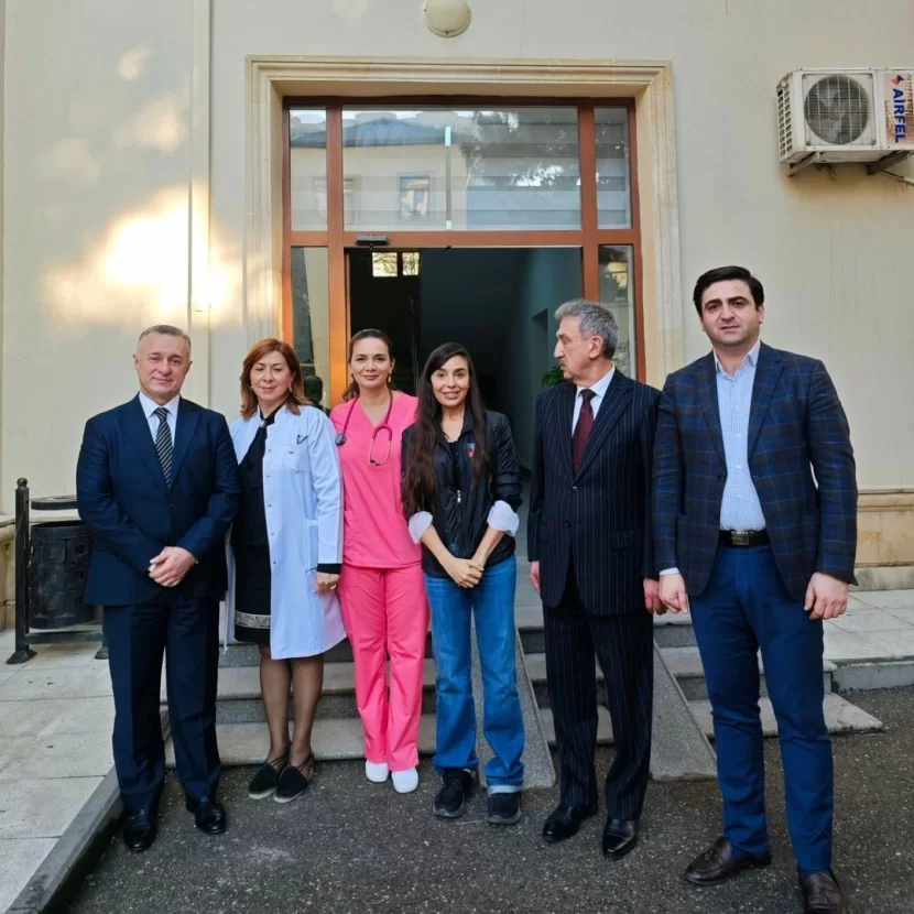 Leyla Əliyeva Milli Hematologiya və Transfuziologiya Mərkəzində olub