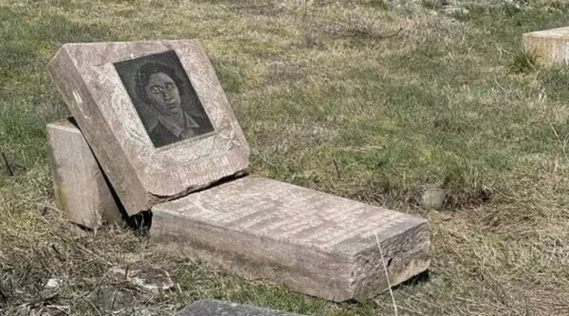 Ermənilərin dağıtdığı Azərbaycan qəbiristanlığından GÖRÜNTÜLƏR