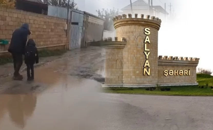 Salyanda acınacaqlı vəziyyət: 500 ailənin yol dərdi