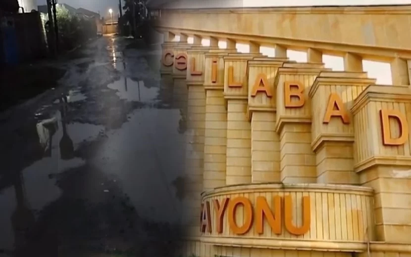 Cəlilabadda Şəhid adını daşıyan küçə baxımsız vəziyyətə qalıb: Sakinlər şikayətçidir - VİDEO