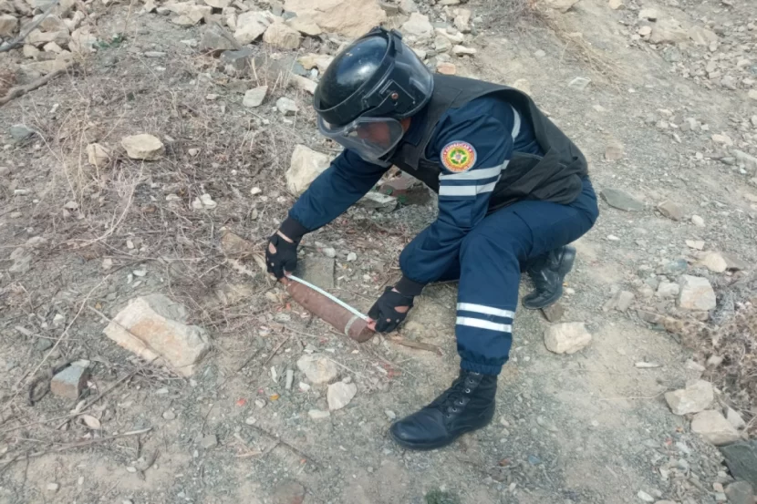 Ordubadda top mərmisi tapıldı