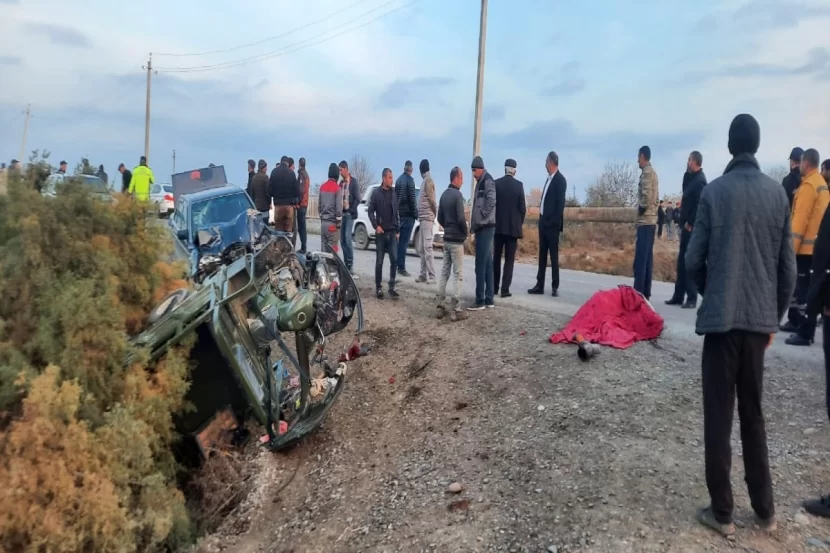 Kürdəmirdə dəhşətli qəza: Ölən var - FOTOLAR
