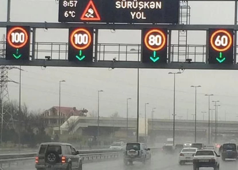 Bu yolda sürət həddi bərpa edildi