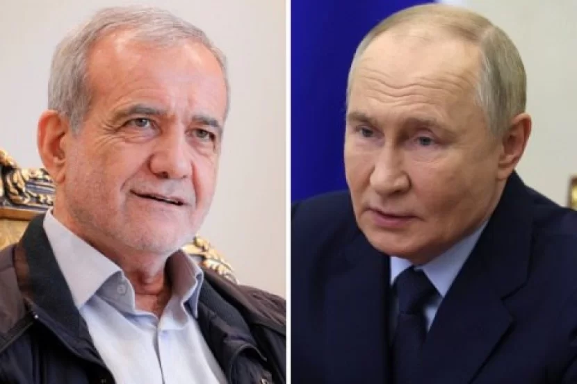 Putin Pezeşkianla Suriyanı müzakirə etdi