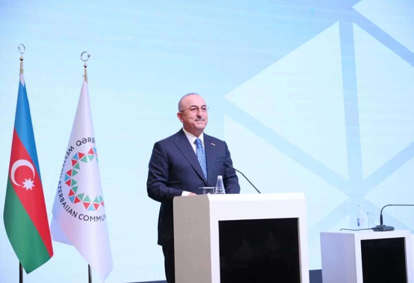 Çavuşoğlu Qərbi Azərbaycan İcmasının fəxri üzvü oldu