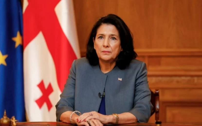 Gürcüstan Prezidenti sanksiyalara görə Zelenskiyə təşəkkür etdi