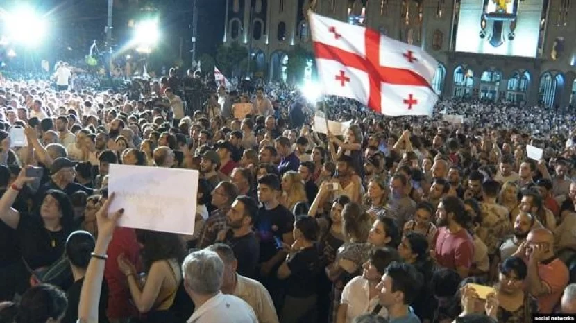 Tbilisidə aksiya BAŞA ÇATIB