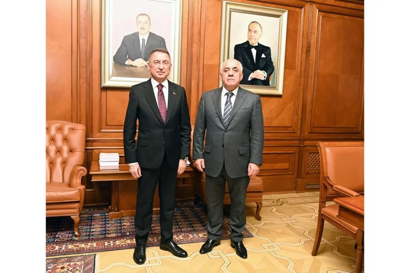 Əli Əsədovun Fuat Oktayla görüşü BAŞ TUTUB