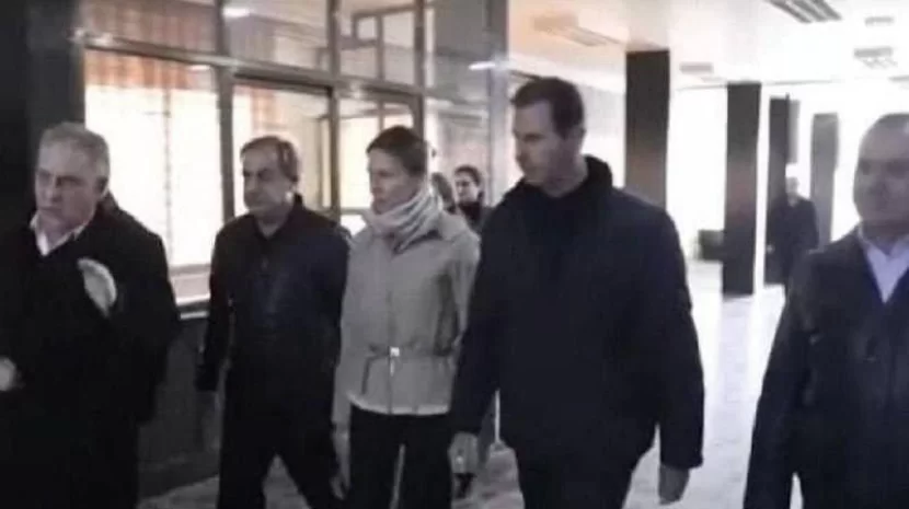 Suriyadan qaçan Bəşər Əsədin ilk görüntüləri yayıldı
