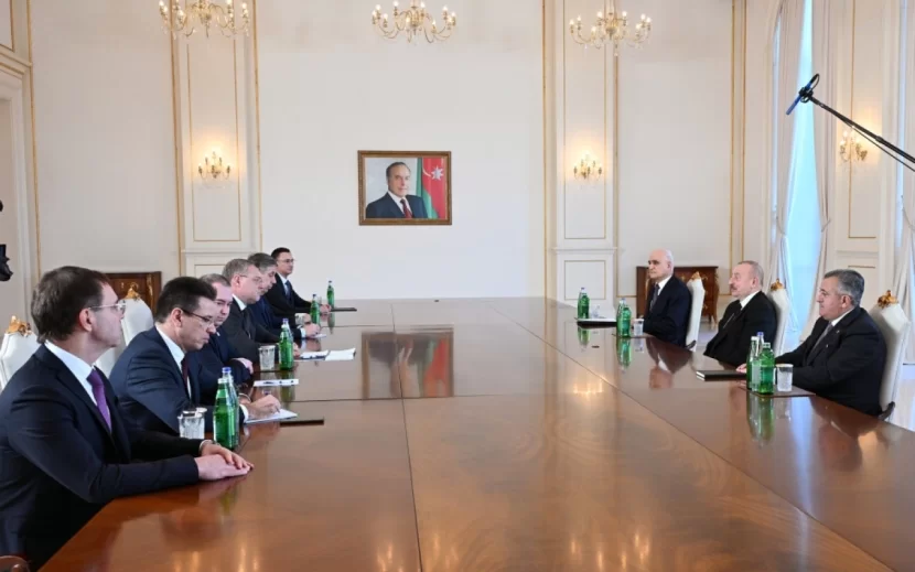 Prezident Həştərxan vilayətinin qubernatorunu qəbul edib - FOTOLAR