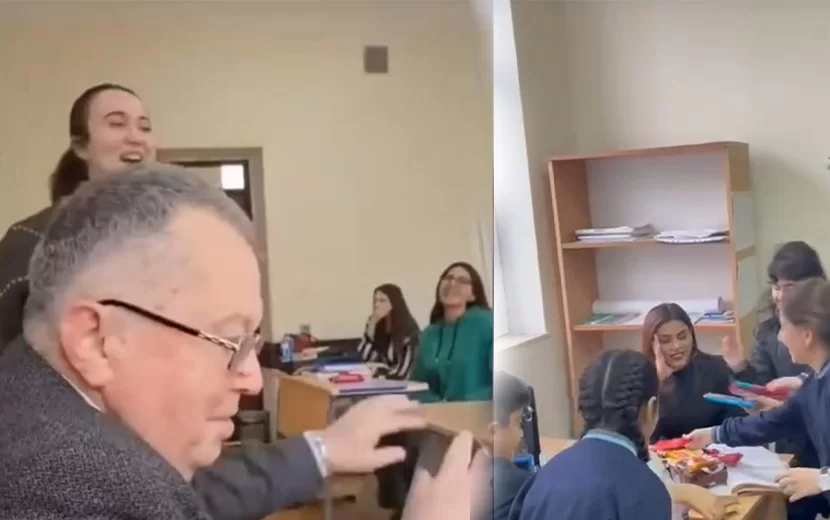 Trenddən imtina edən müəllim: \"Az, keç əyləş\"