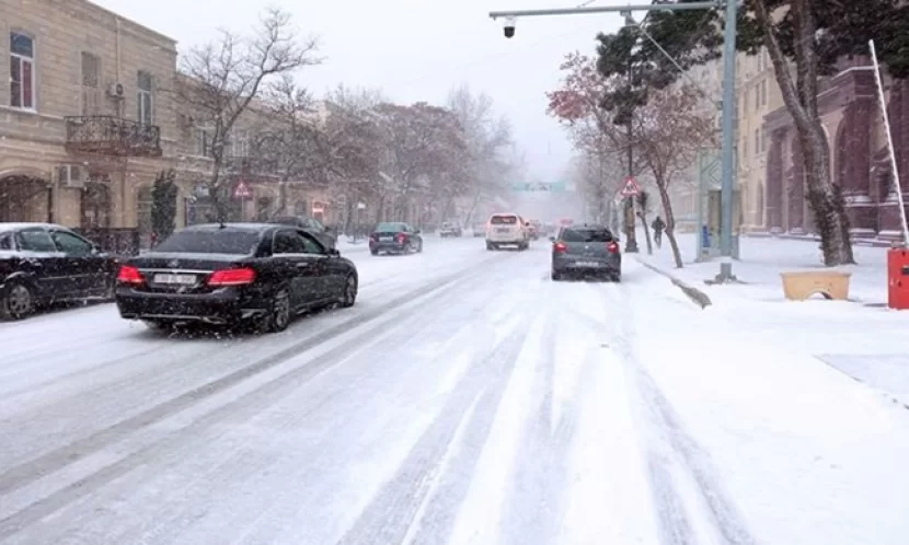 Əhaliyə XƏBƏRDARLIQ: Yollar buz bağlayacaq