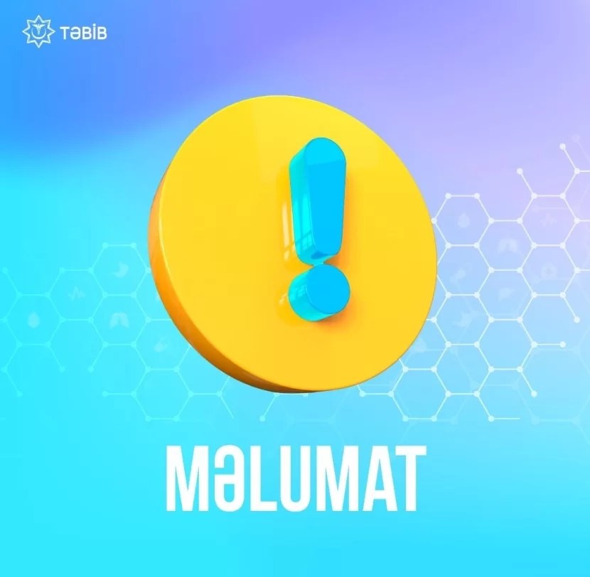 TƏBİB mühüm məlumat yaydı