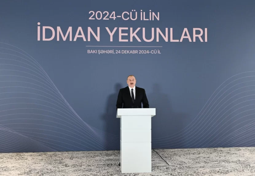 Prezident ilin idman yekunlarına həsr olunan mərasimdə - FOTOLAR