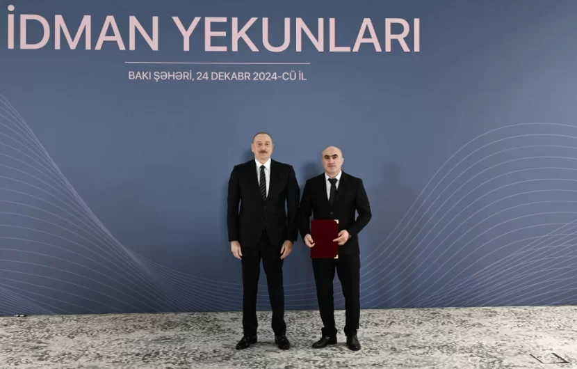 Prezident idmançıları təltif etdi - FOTO
