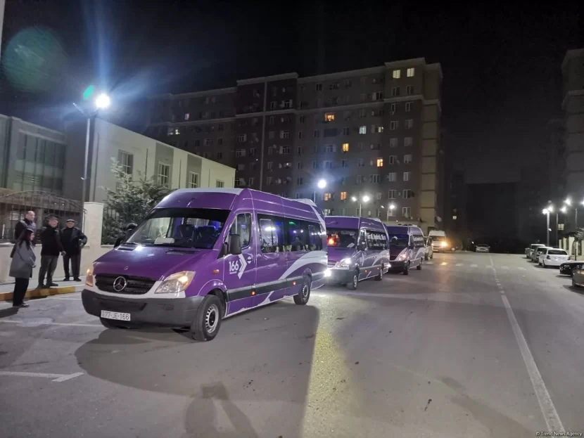 Cəbrayıl şəhərinə növbəti köç karvanı yola salındı - FOTO