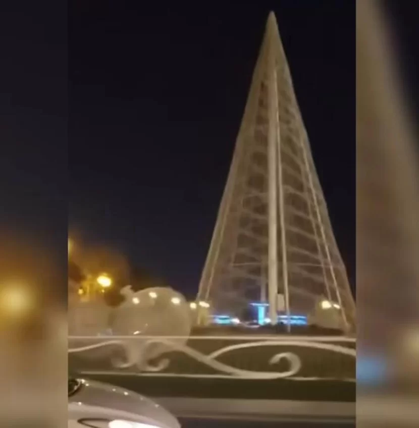 Bakıda bütün Yeni il ağaclarının işıqları söndürülüb