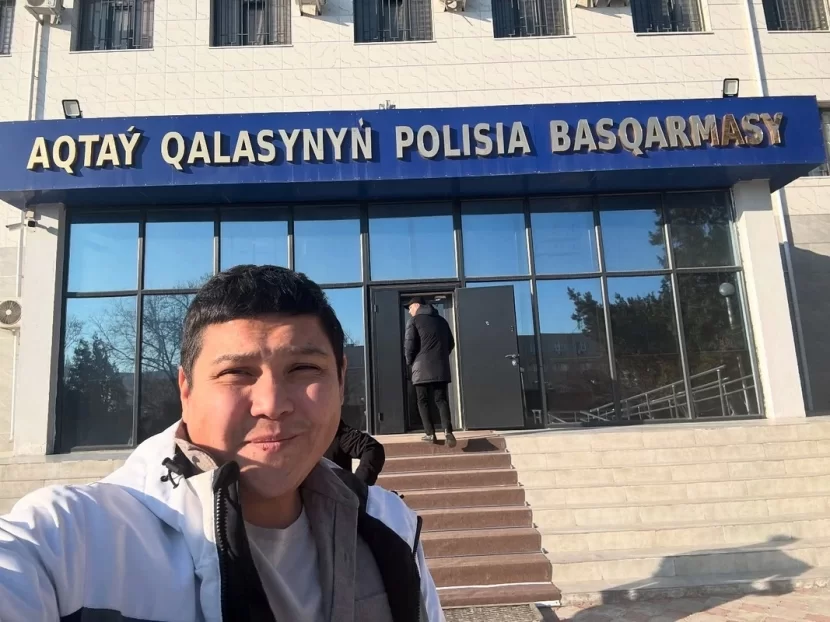 Təyyarə qəzasının baş verdiyi ərazini çəkən qazaxıstanlı bloger həbs olundu