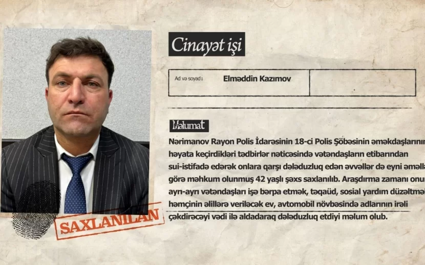 Vətəndaşları sosial yardım düzəltmək vədləri ilə aldatdı - VİDEO