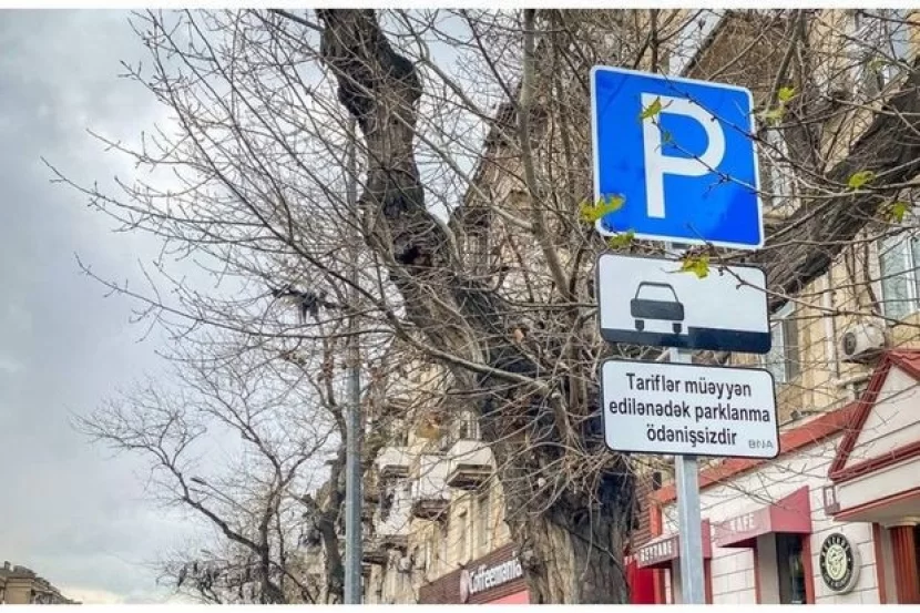Sabah parklanma xidməti ödənişsiz olacaq